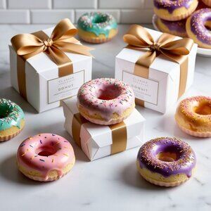 Gentle Glow Donut Soap Bars